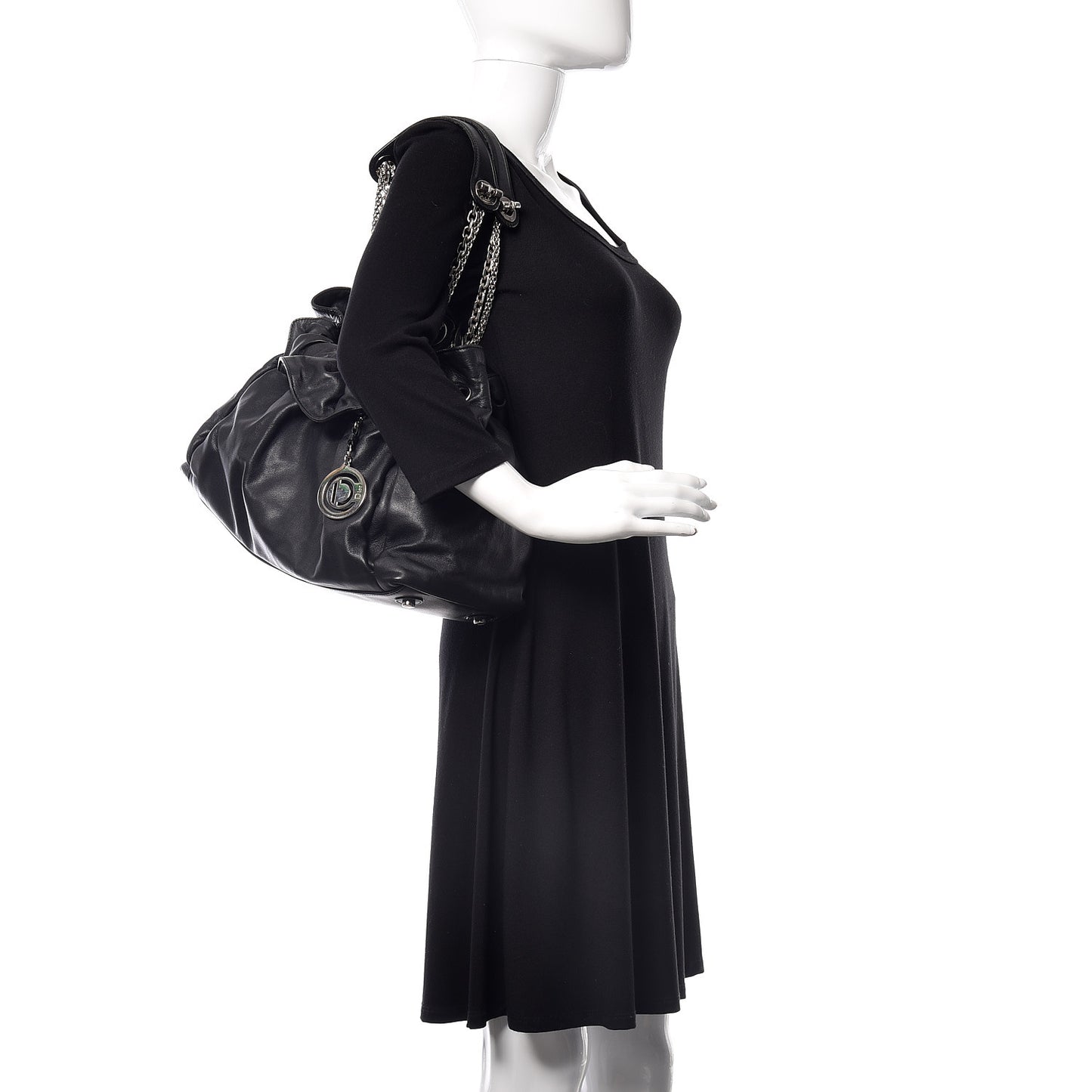 Lambskin Medium Le Trente Tote Black