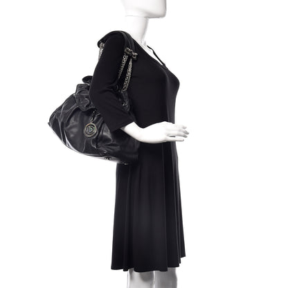 Christian Dior Lambskin Medium Le Trente Tote Black 2 of 11