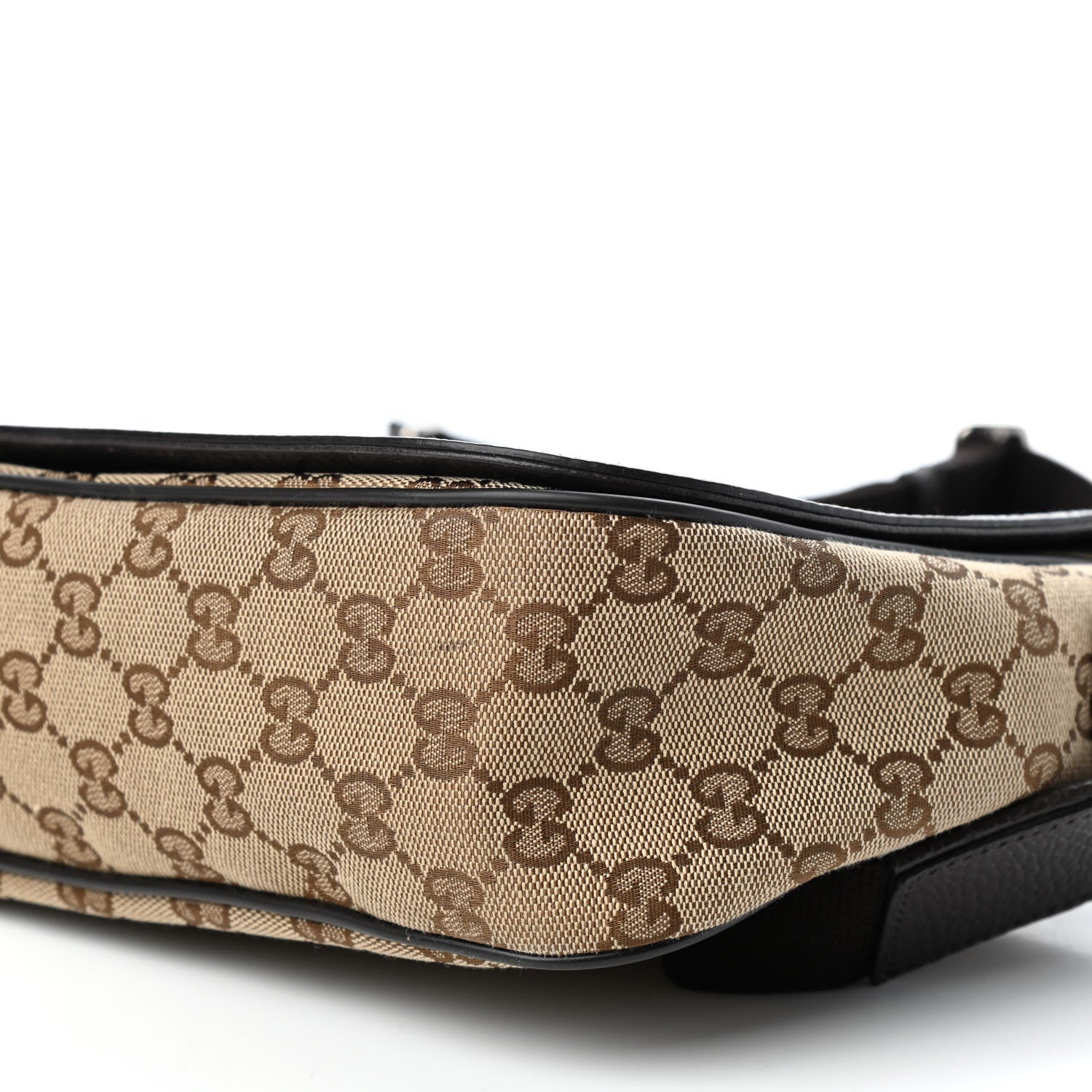 Gucci Monogram Flap Messenger Bag Beige Dark Brown 9 of 9