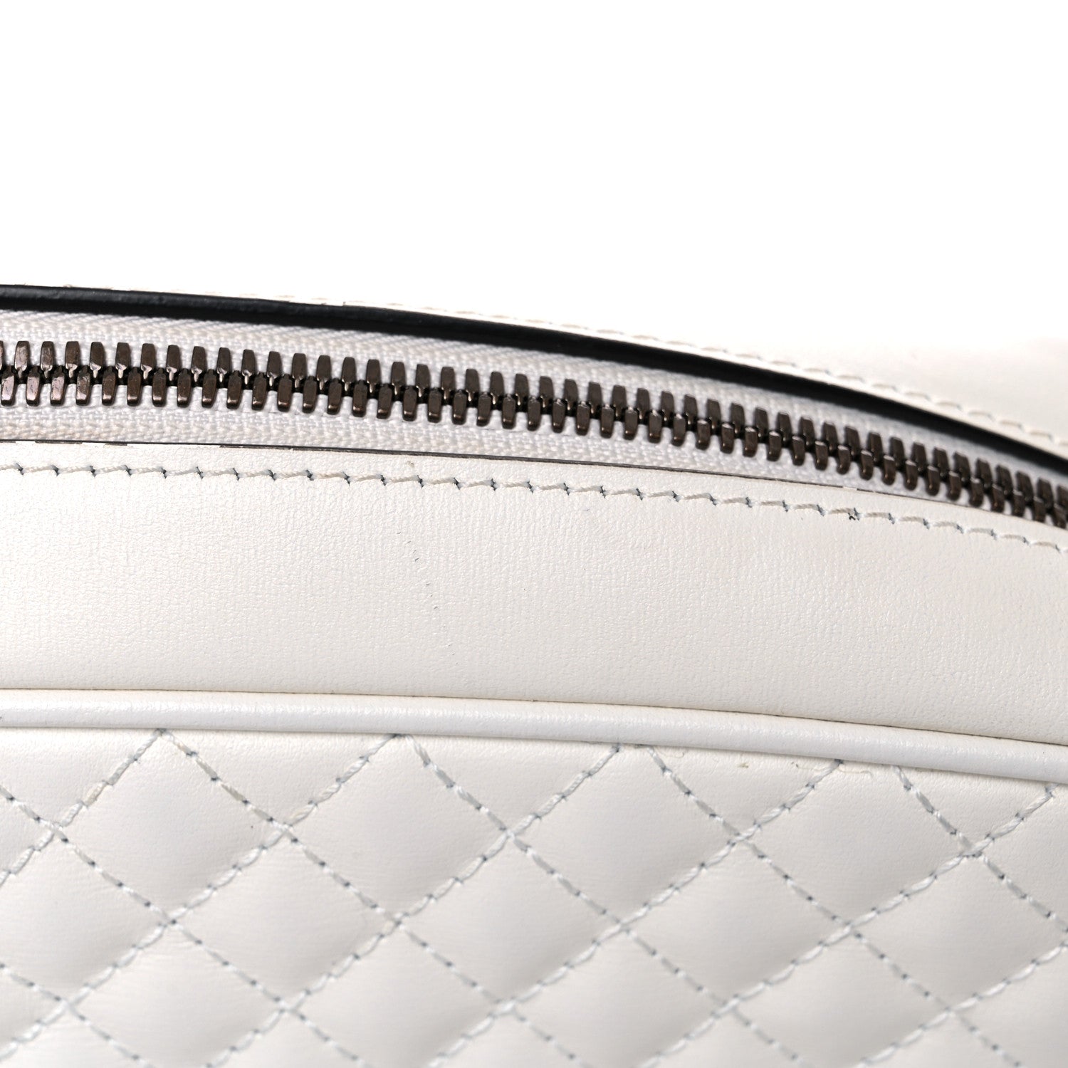 Gucci Calfskin Web Trapuntata Small Shoulder Bag Off White 11 of 11