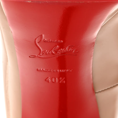 Christian Louboutin Patent Pigalle Plato 120 Pumps 40.5 Nude 7 of 7