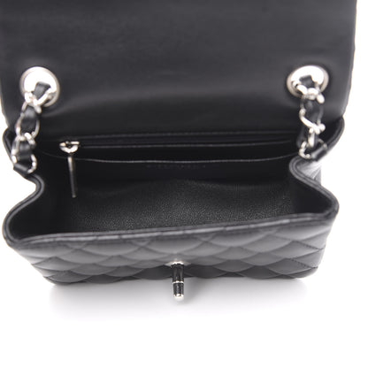 Chanel Lambskin Quilted Mini Square Flap Black 5 of 11