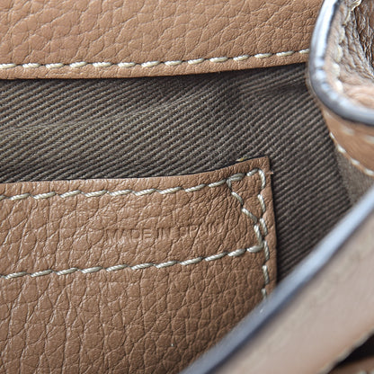 Chloe Calfskin Mini Marcie Round Crossbody Bag Nut 7 of 12