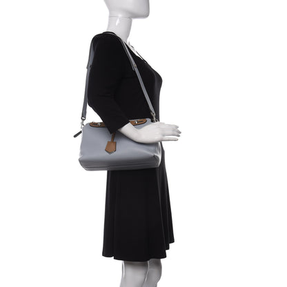 Fendi Vitello Dolce Chain Medium By The Way Boston Bag Azzurro Polvere Sand 2 of 10