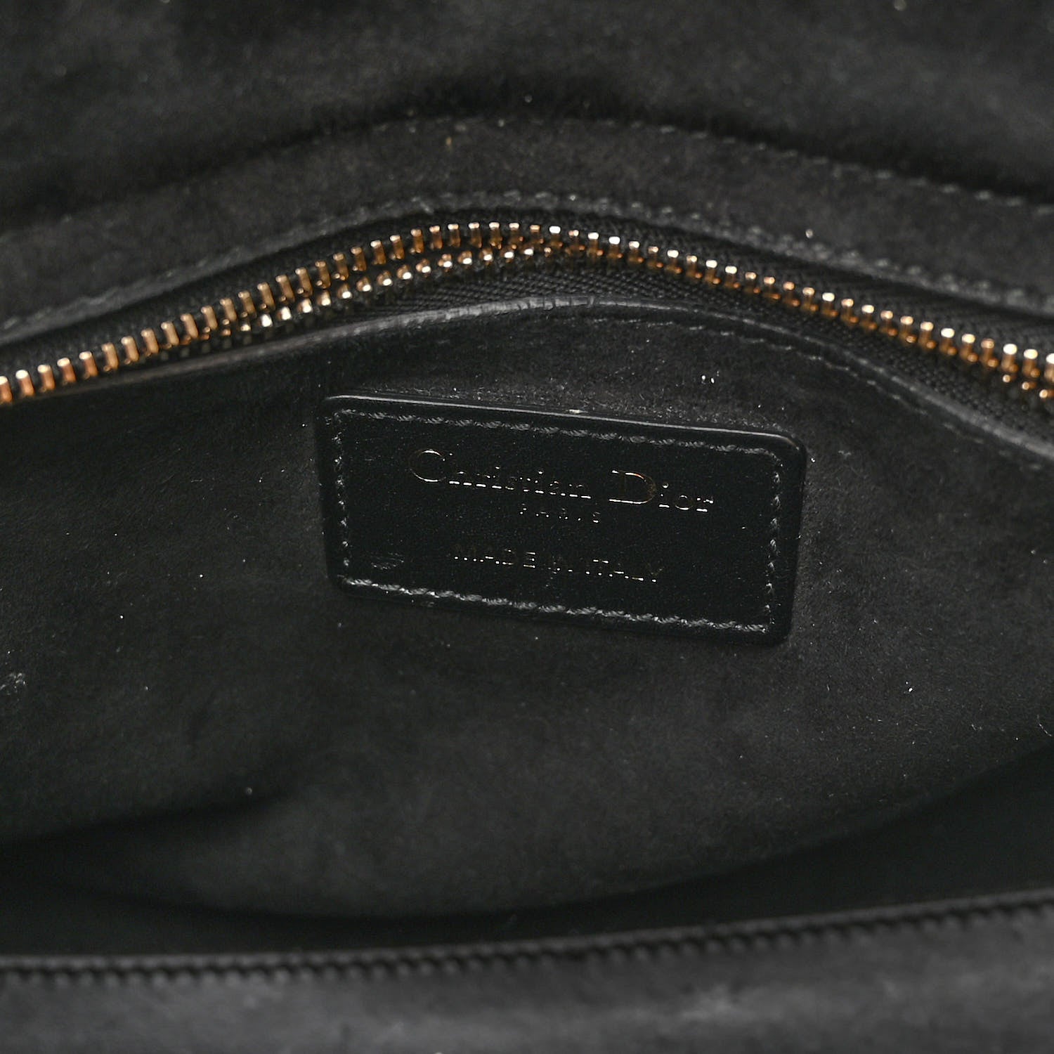 Christian Dior Calfskin Cannage Studded Medium Supple Lady Dior Black 6 of 10