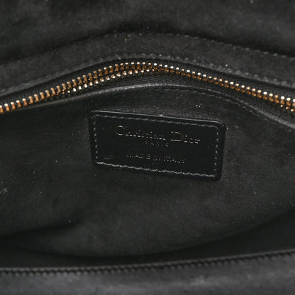Christian Dior Calfskin Cannage Studded Medium Supple Lady Dior Black 6 of 10
