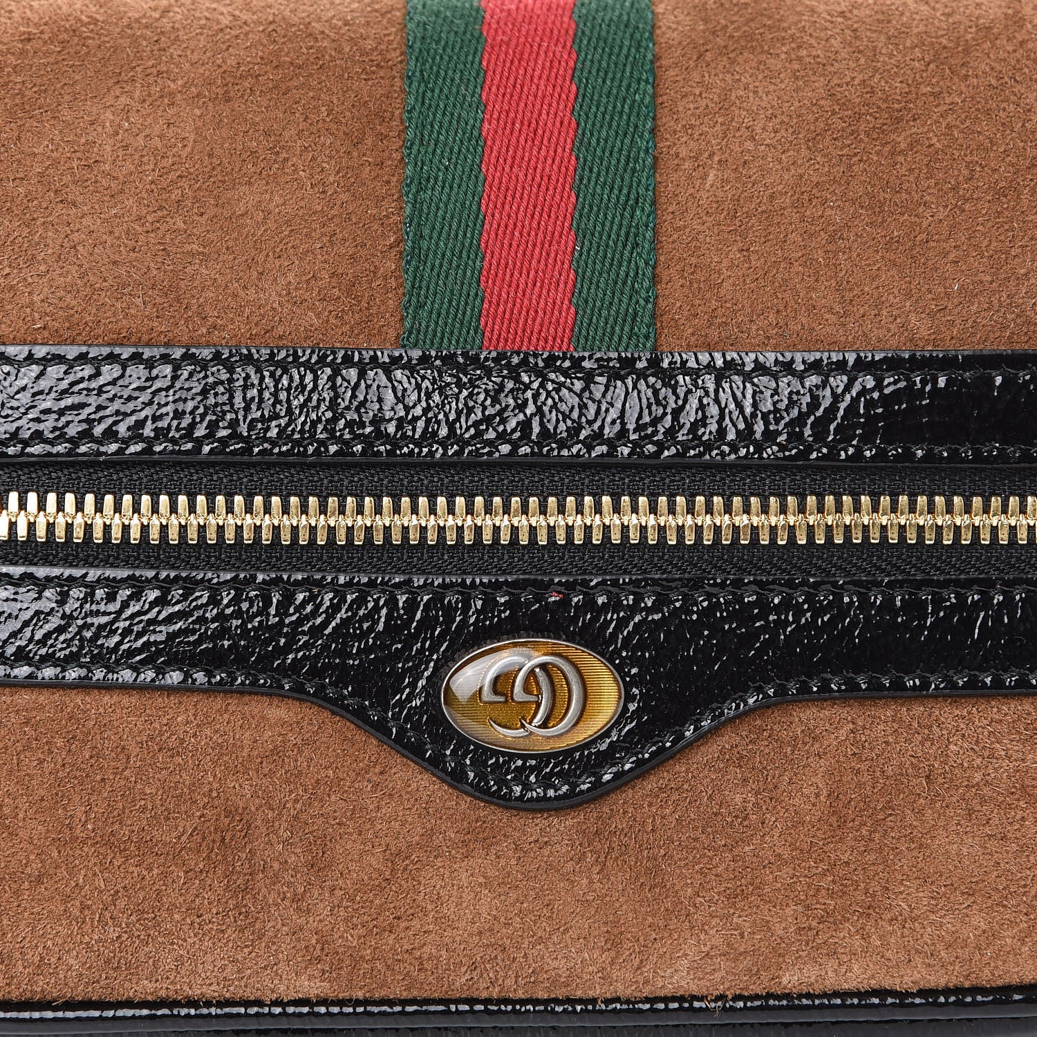 Gucci Suede Small Ophidia Belt Bag 75 30 Brown 19 of 20