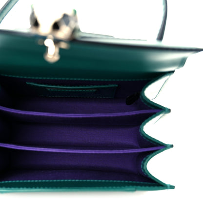 Bulgari Calfskin Serpenti Forever Top Handle Emerald Green 8 of 19