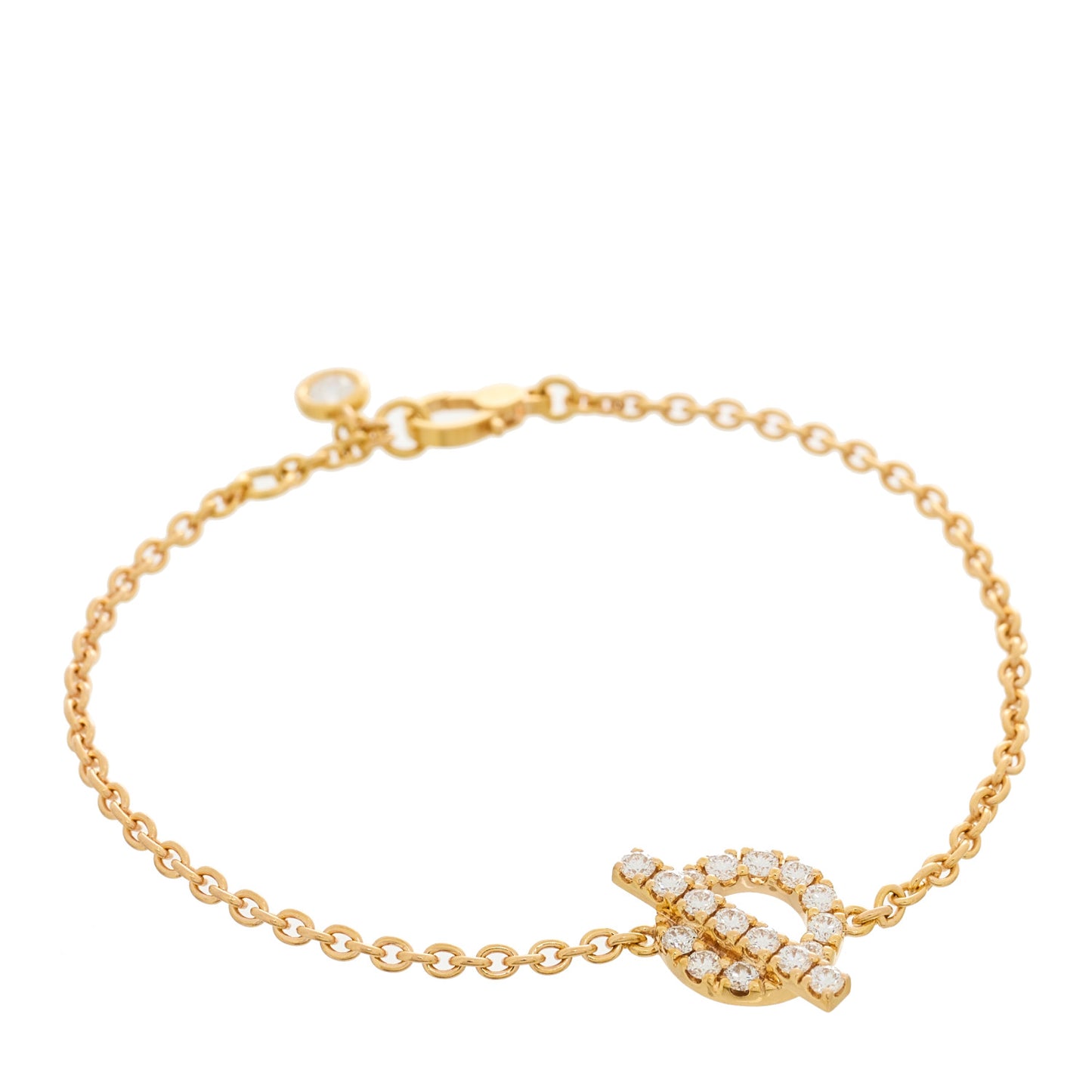 18K Rose Gold Diamond Finesse Bracelet SH