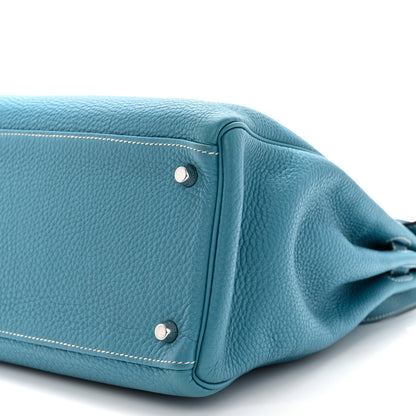 Hermes Togo Kelly Retourne 35 Blue Jean 9 of 9