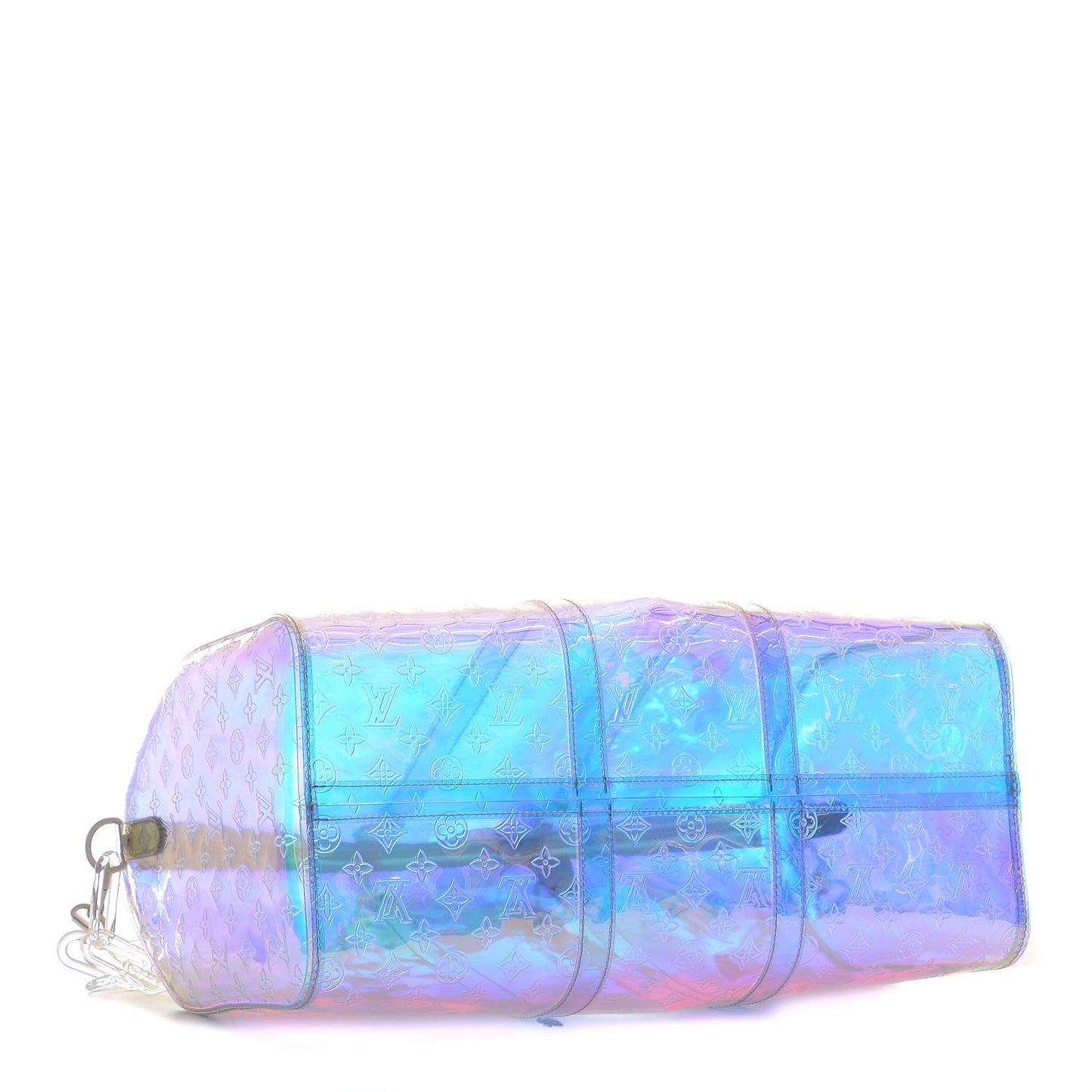PVC Monogram Keepall Bandouliere 50 Iridescent Prism