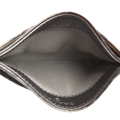 Chanel Patent Metallic Crumpled Calfskin Chevron Quilted Card Holder Silver 5 of 8