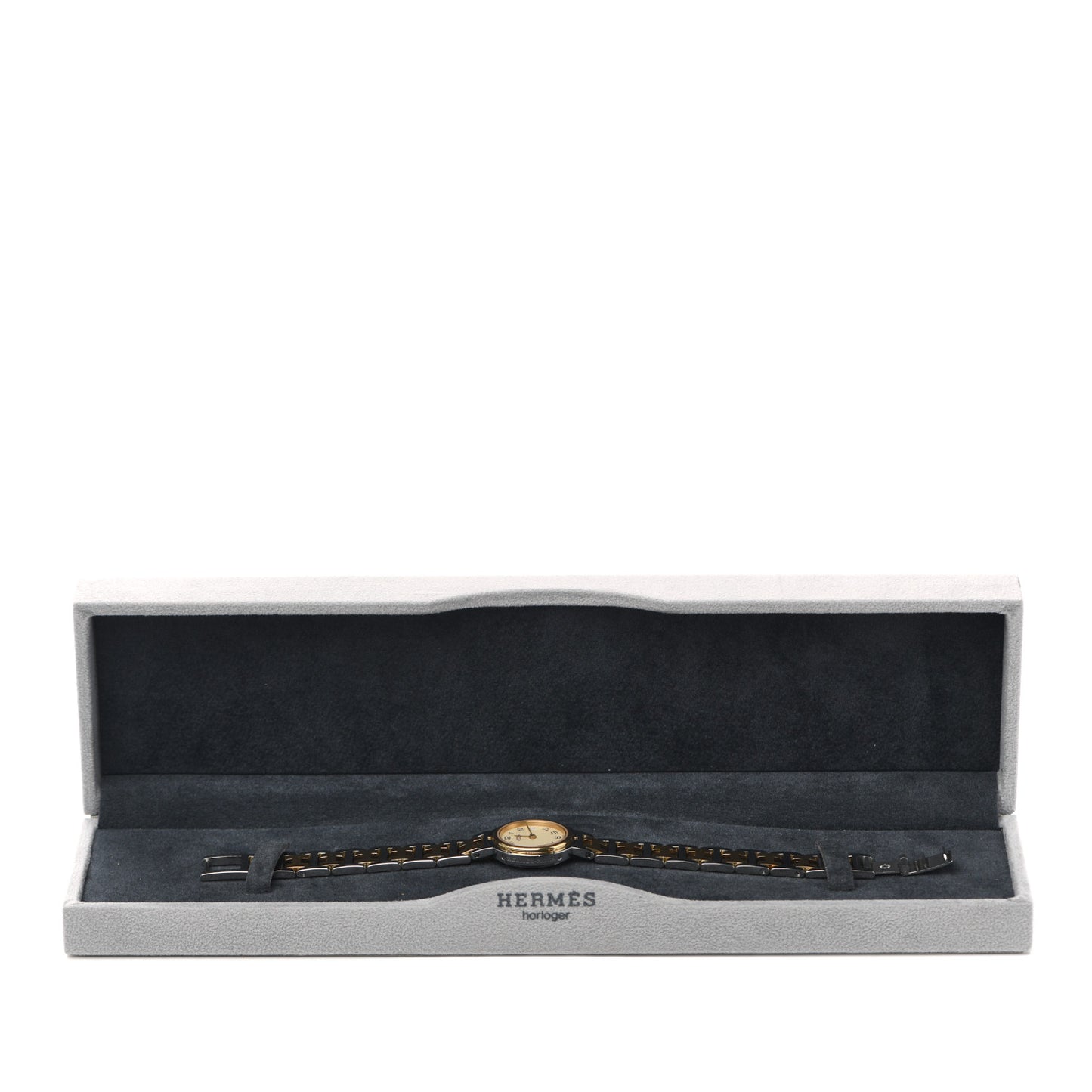 Stainless Steel 24mm Clipper Quartz Watch Gold