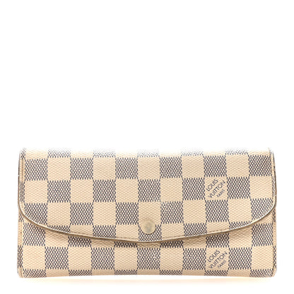 Louis Vuitton Damier Azur Emilie Wallet 1 of 6