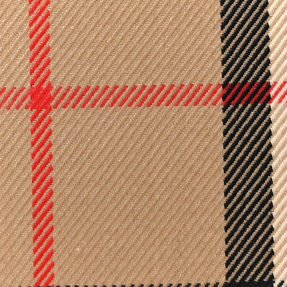 Burberry Vintage Check Gabardine Clutch Archive Beige Tan 6 of 8