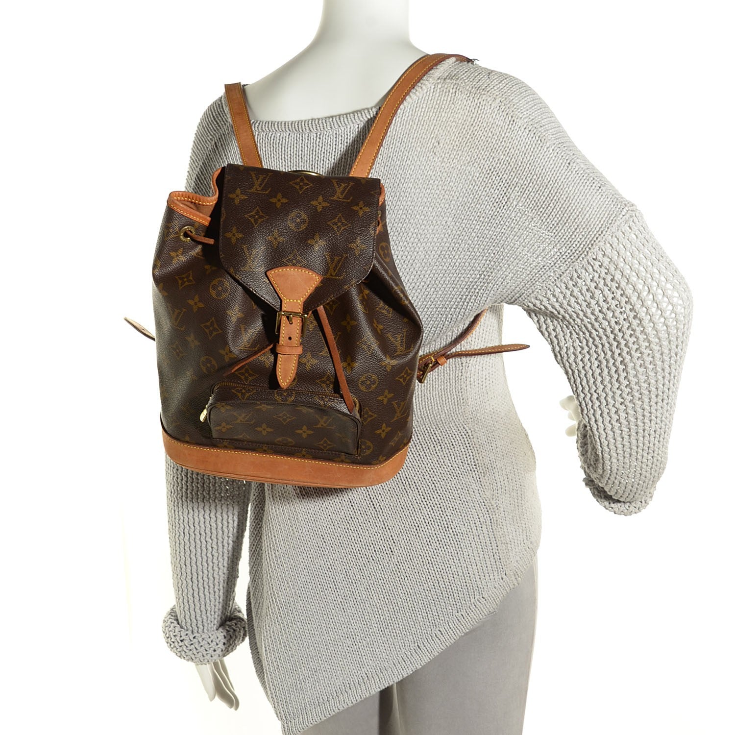 Louis Vuitton Monogram Montsouris MM Backpack 2 of 7