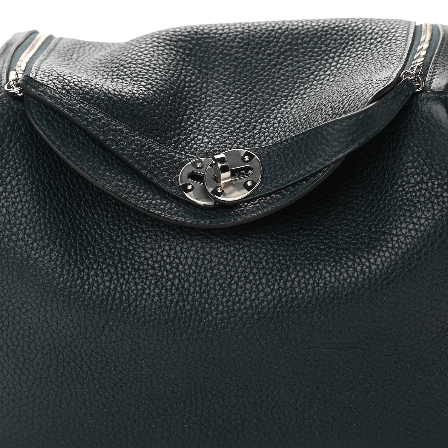 Hermes Taurillon Clemence Lindy 26 Vert Cypress 8 of 12