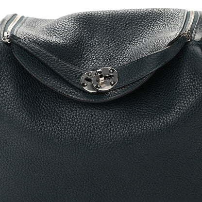 Hermes Taurillon Clemence Lindy 26 Vert Cypress 8 of 12