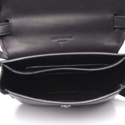 Saint Laurent Smooth Calfskin Mini Classic Monogram Kaia Satchel Black 4 of 8