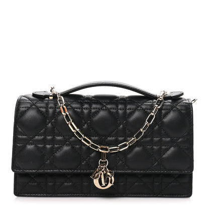 Christian Dior Lambskin Cannage Mini My Dior Bag Black 1 of 10
