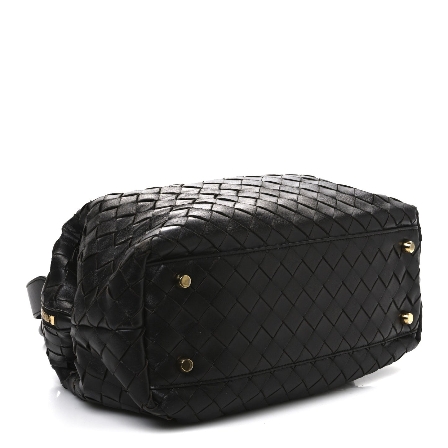 Nappa Intrecciato Bauletto Fondant