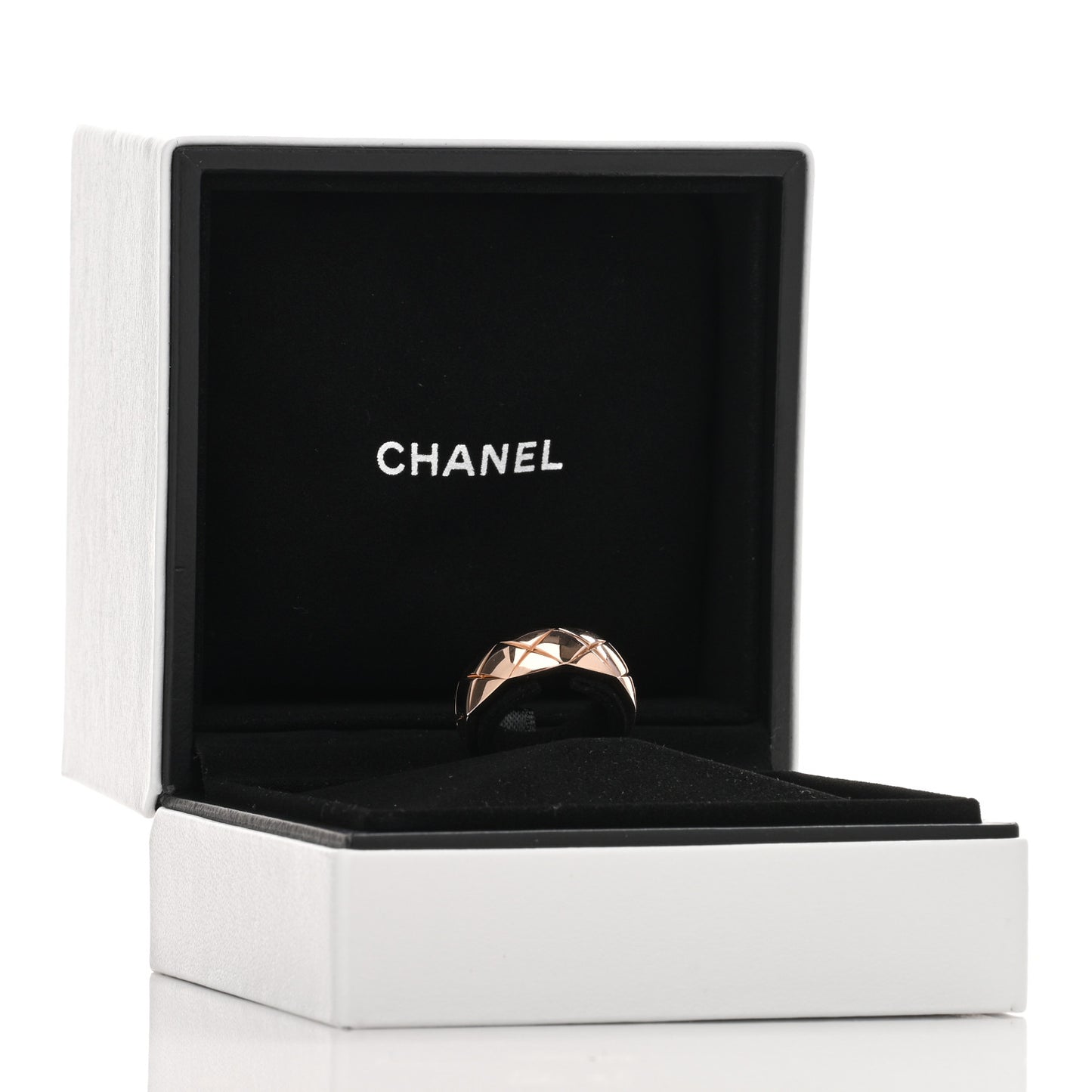 18K Beige Gold Small Coco Crush Ring 53 6.5