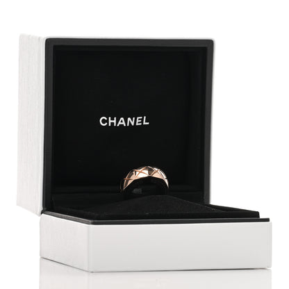 Chanel 18K Beige Gold Small Coco Crush Ring 53 6.5 5 of 5