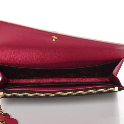 Louis Vuitton Monogram Bloom Flower Emilie Wallet 5 of 6