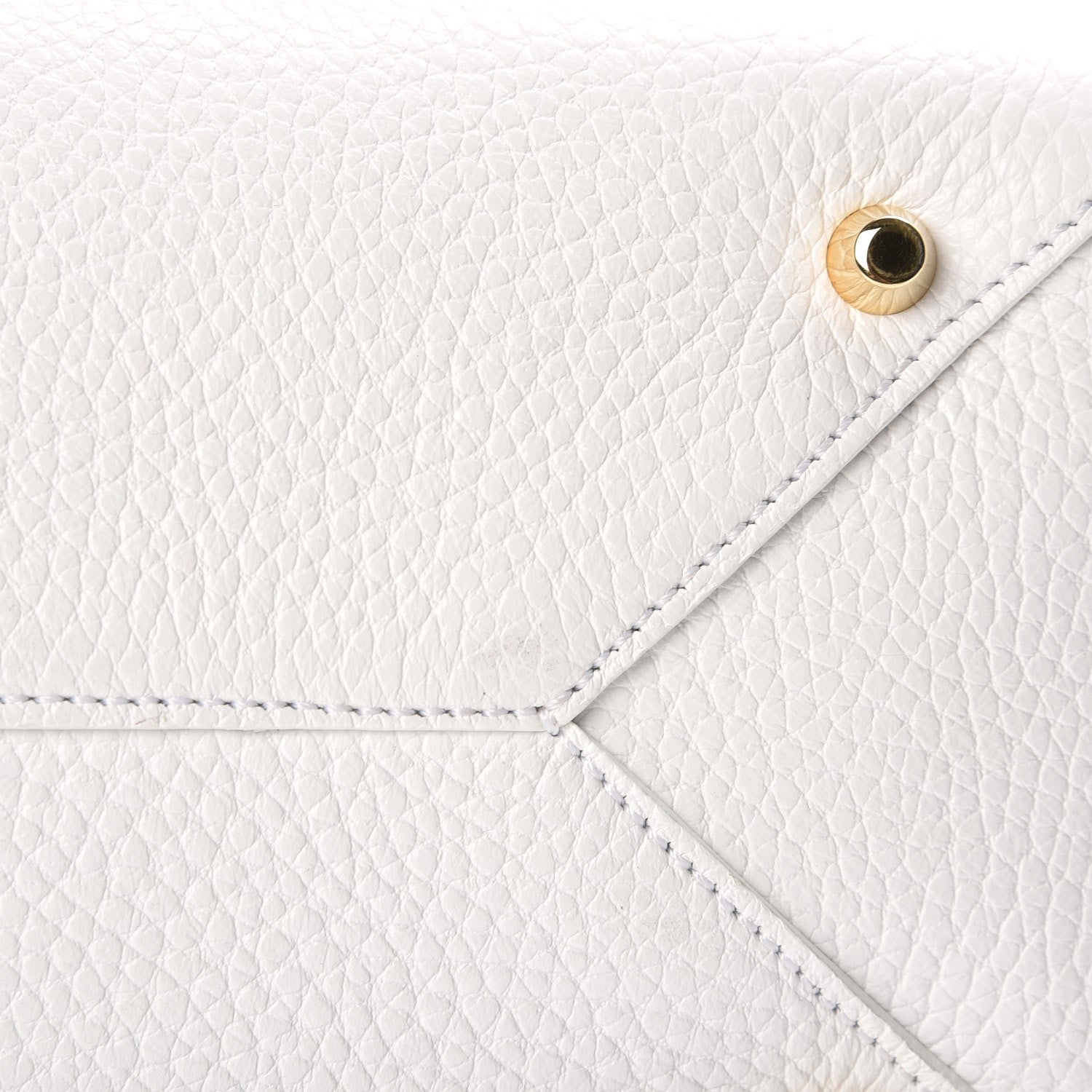 Burberry London Grainy Calfskin Small Greenwood Bowling Bag White 10 of 11