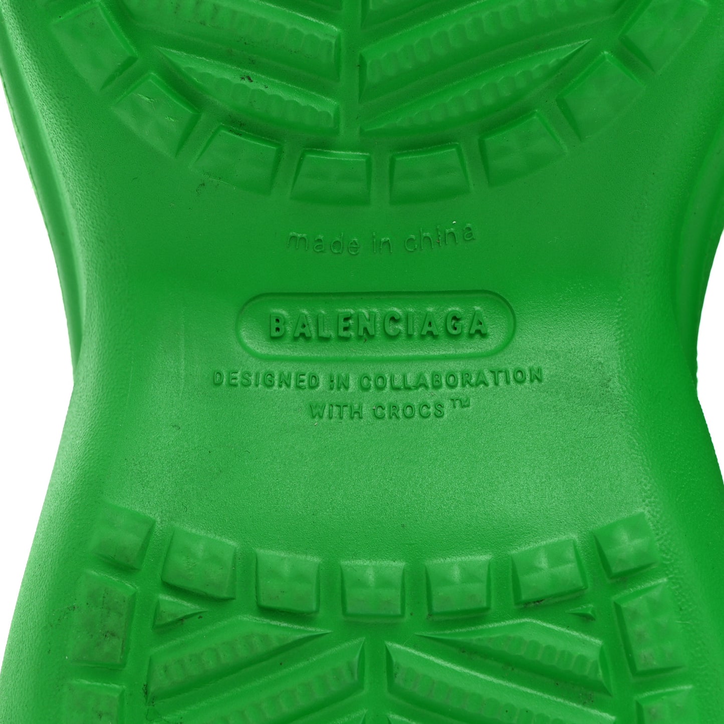 X CROCS Rubber Womens Rain Boots 37 Grass Green
