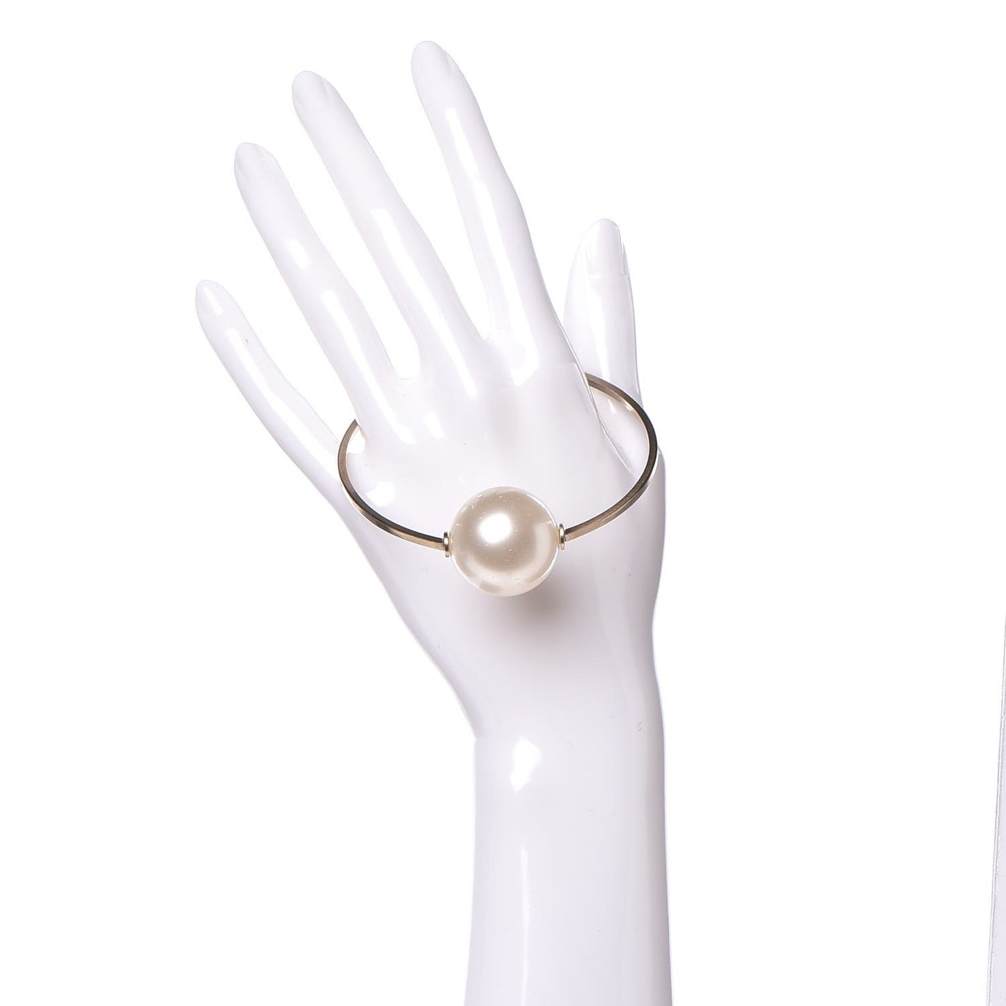 Pearl CC Bracelet Gold
