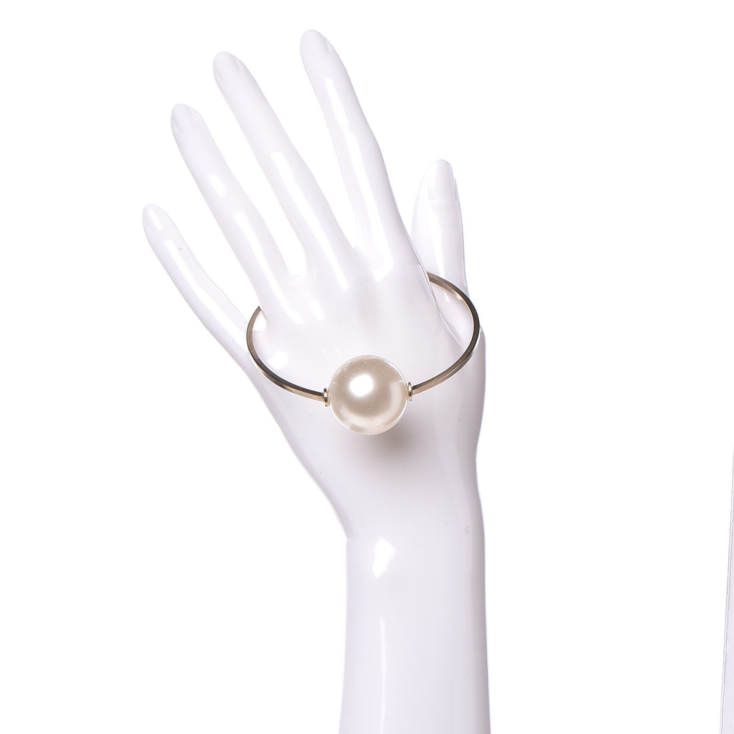 Chanel Pearl CC Bracelet Gold 2 of 8