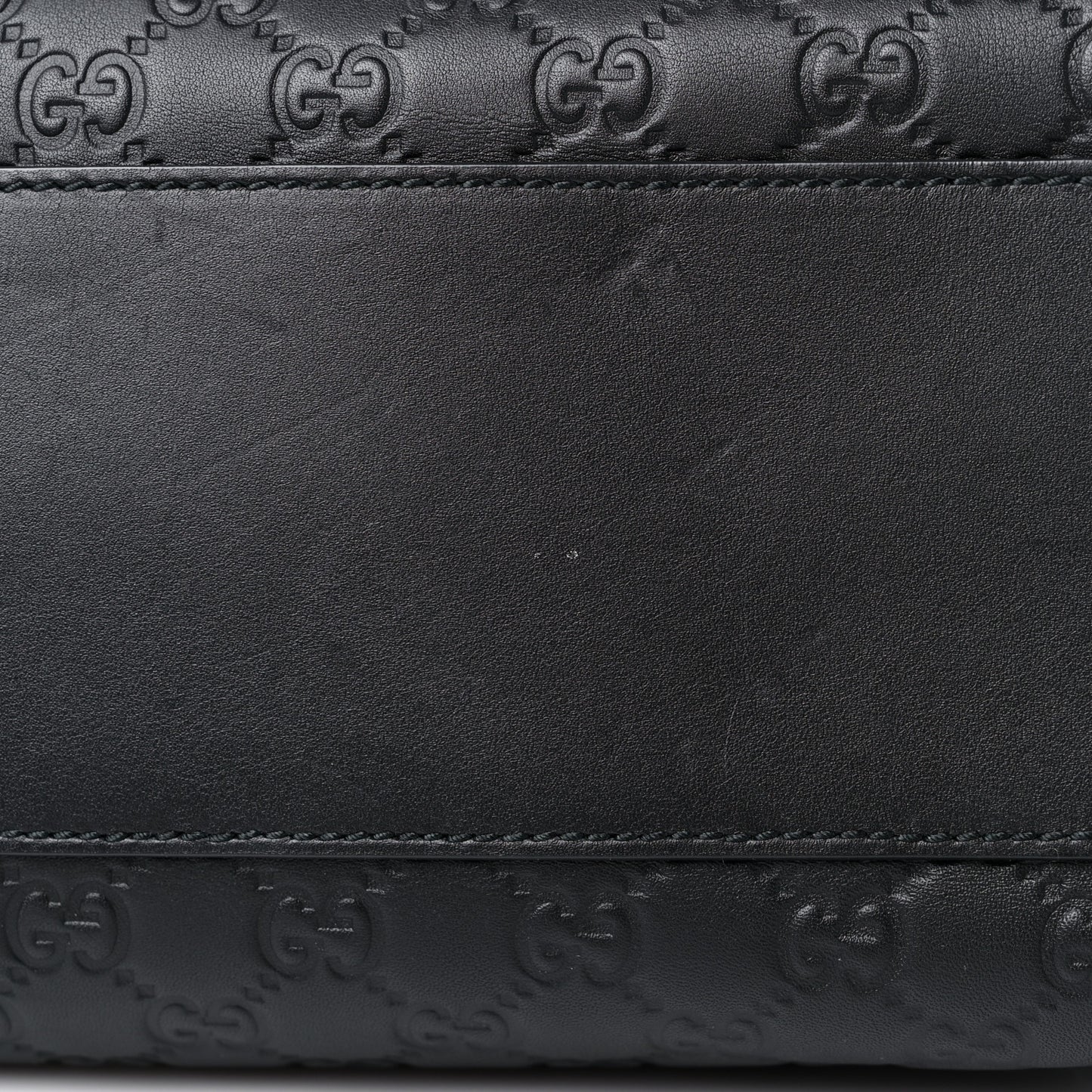 Guccissima Medium Padlock Tote Black