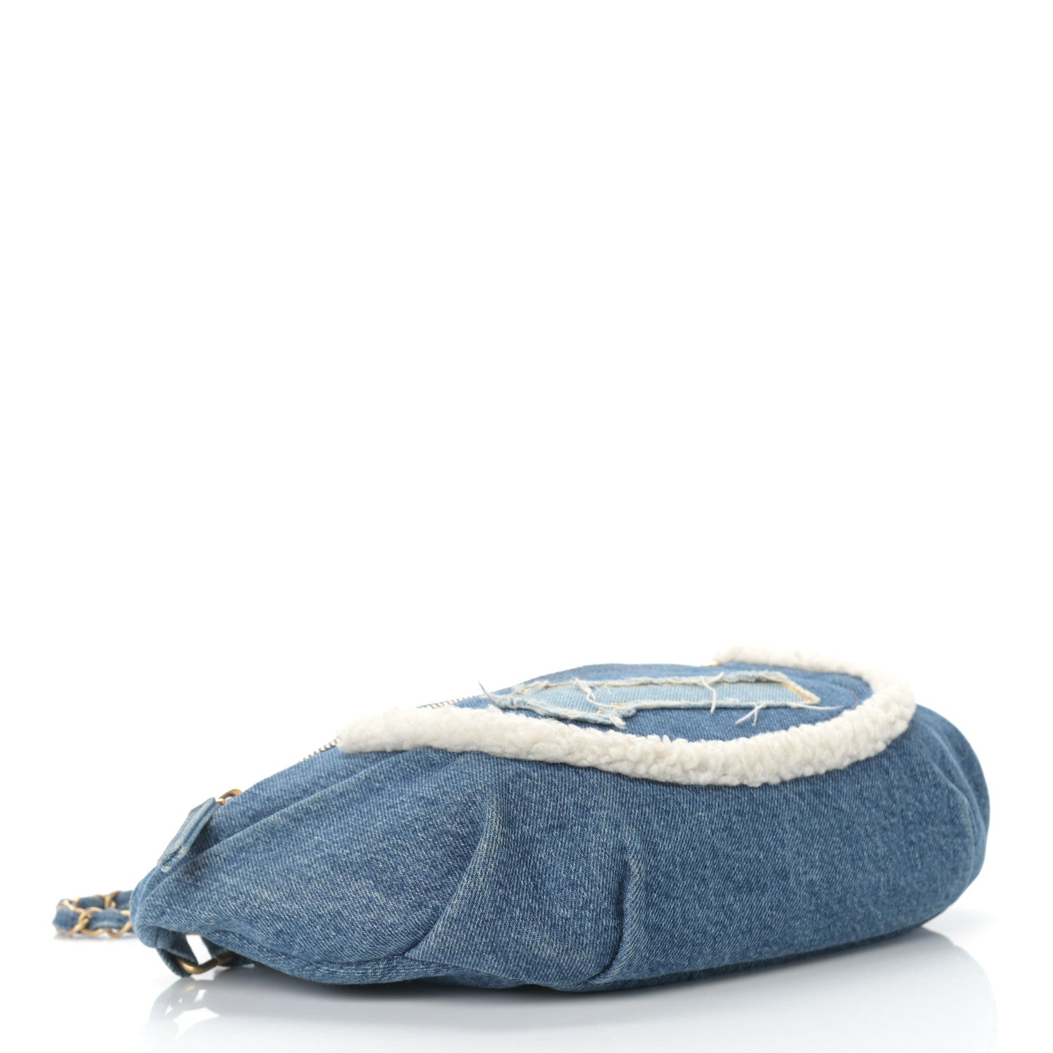 Chanel Denim Sherling Egyptian Waist Bag Blue 5 of 12