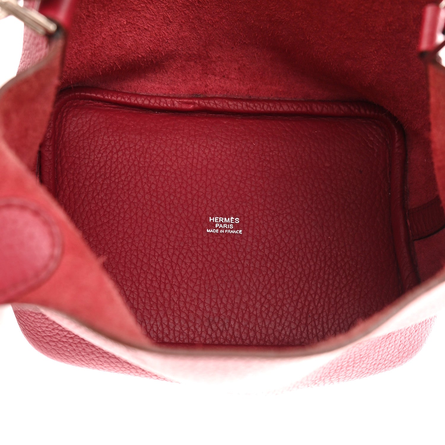 Hermes Taurillon Clemence Picotin Lock 18 PM Rubis 5 of 16