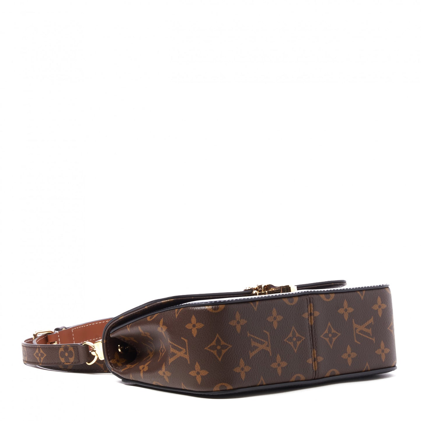 Patent Calfskin Monogram Cherrywood BB Black