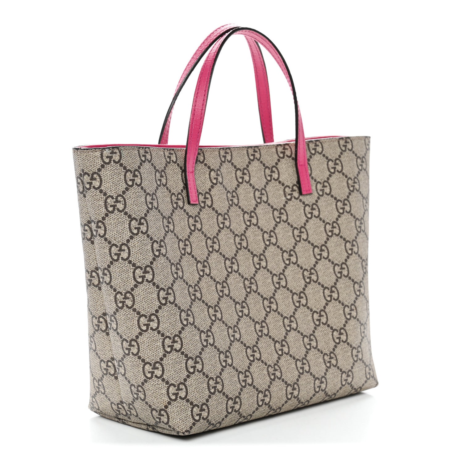 Gucci GG Supreme Monogram Childrens Deer Tote Pink 3 of 10