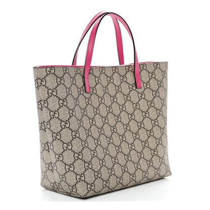 Gucci GG Supreme Monogram Childrens Deer Tote Pink 3 of 10