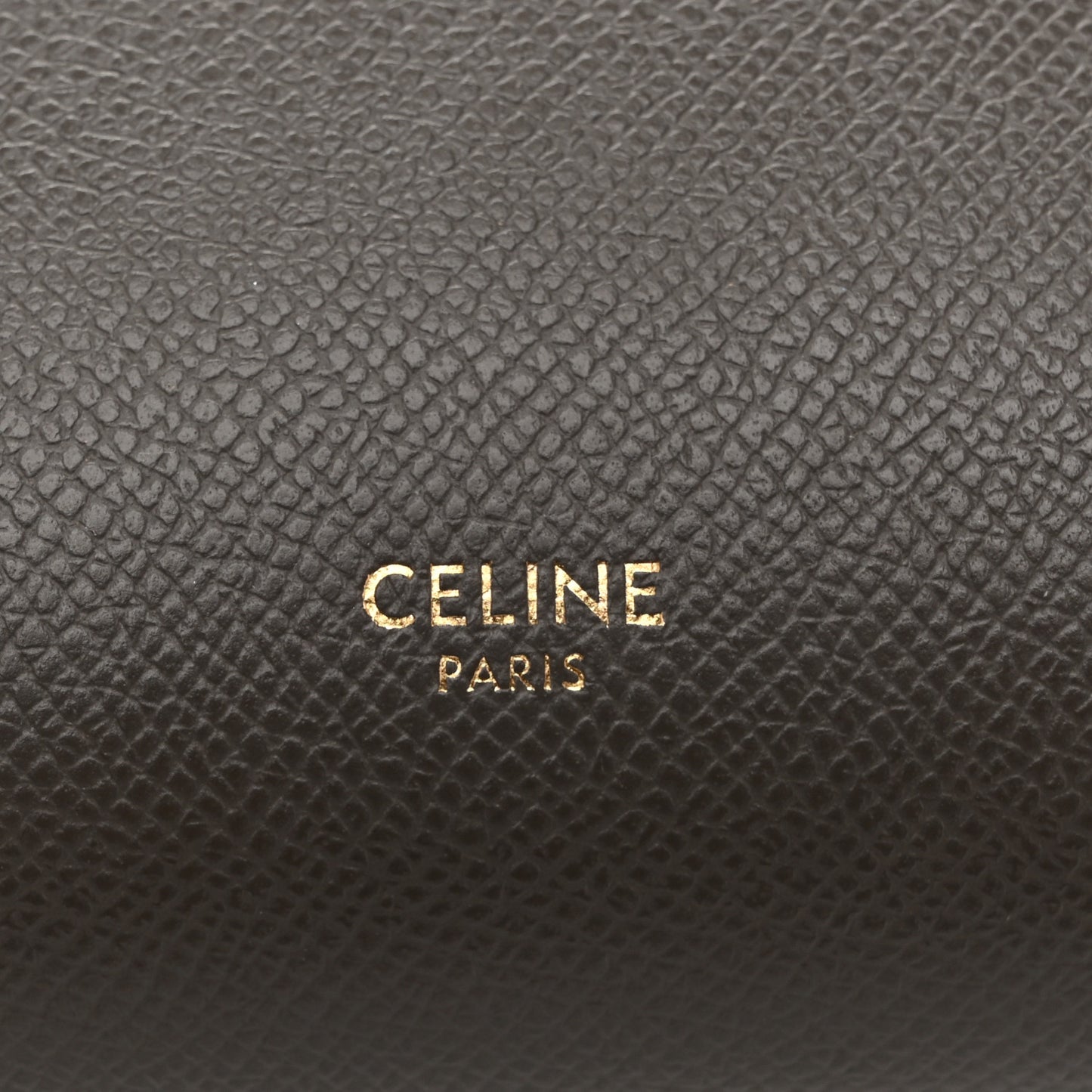 Grained Calfskin Mini Belt Bag Grey