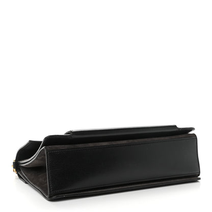 Givenchy Calfskin Suede Medium GV3 Flap Black 4 of 13