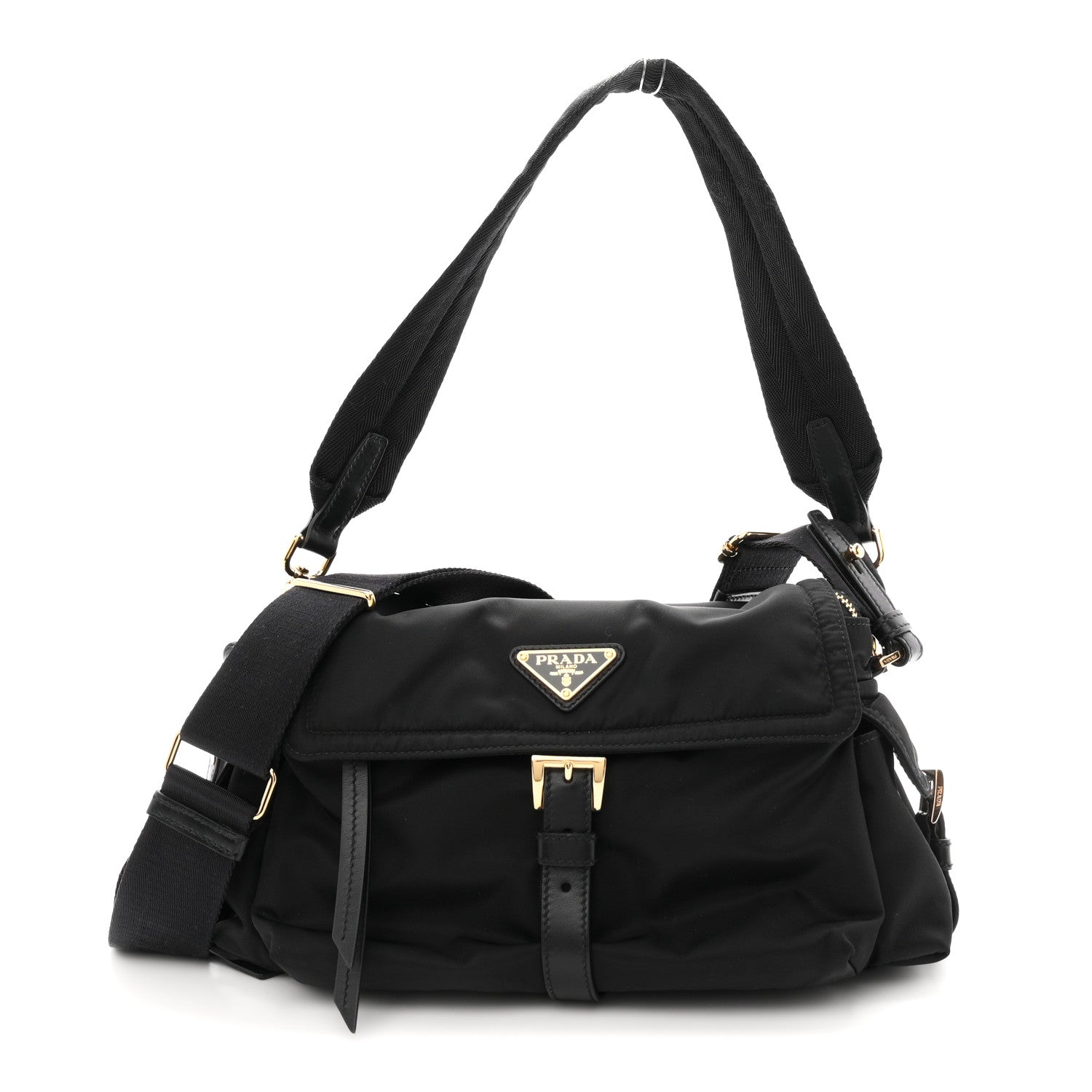 Prada Re-Nylon Medium Explore Shoulder Bag Black 1 of 11