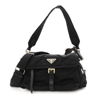 Prada Re-Nylon Medium Explore Shoulder Bag Black 1 of 11