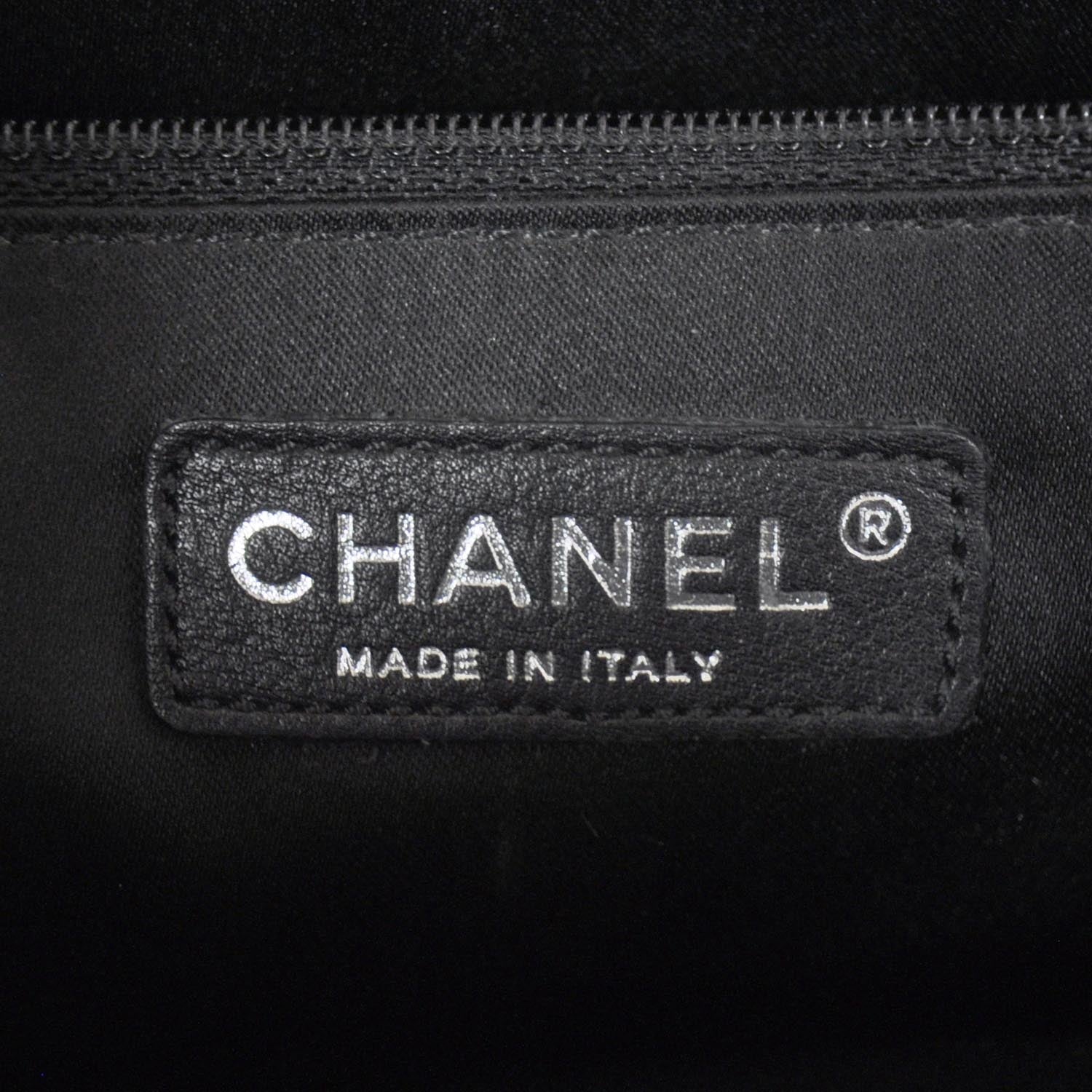 Chanel Caviar Quilted Grand Shopping Tote GST Black 6 of 9