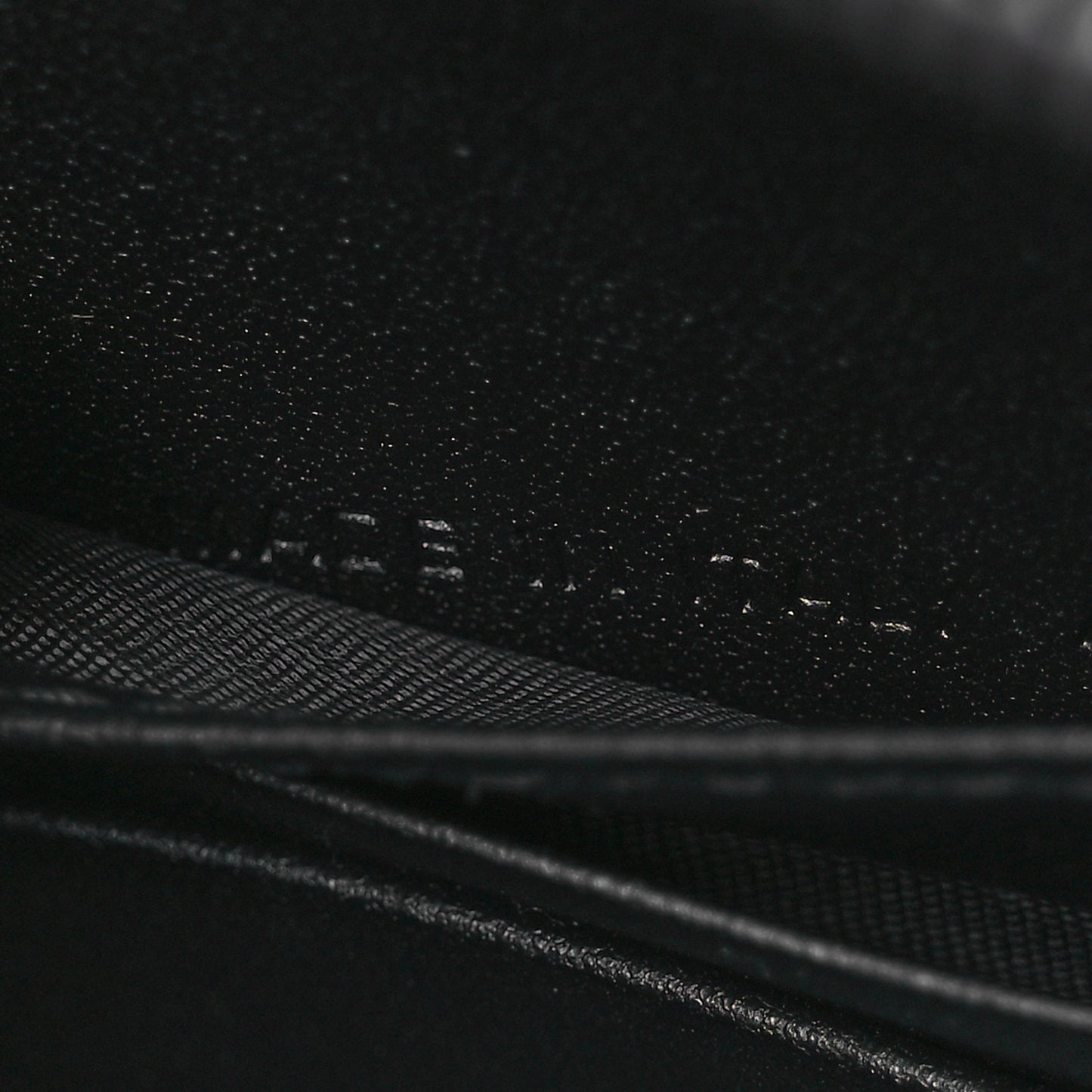 Calfskin Macrocannage Caro Box Bag Black