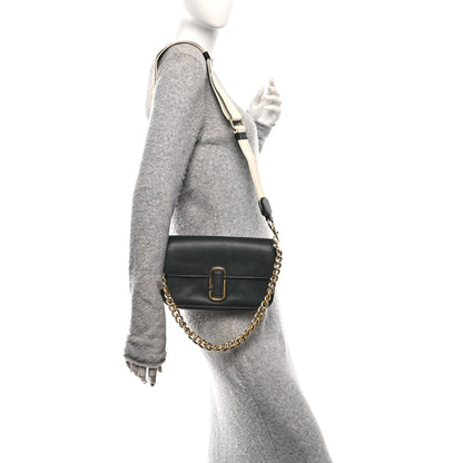 Marc Jacobs Calfskin The J Marc Shoulder Bag Black 2 of 9