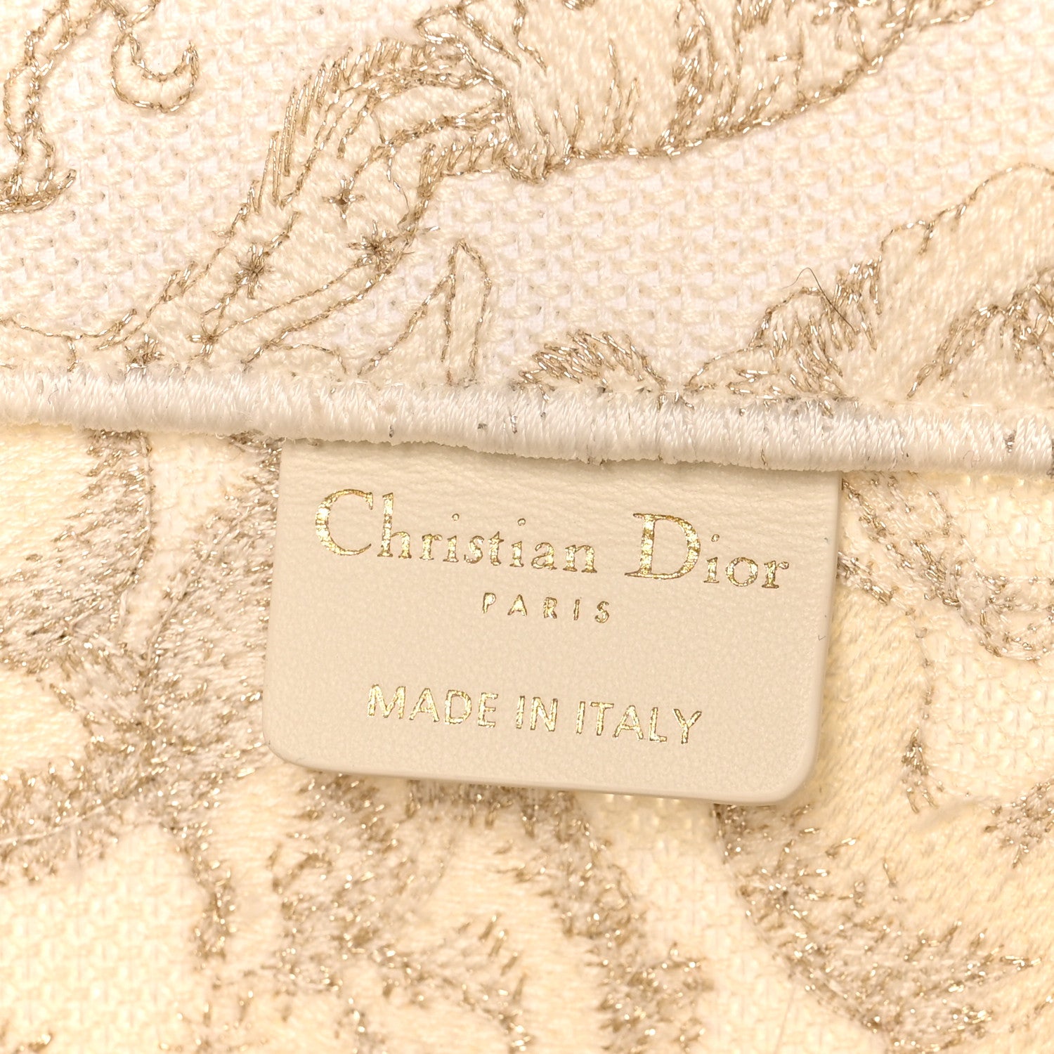 Christian Dior Canvas Embroidered Medium Saint Barth Zodiac Book