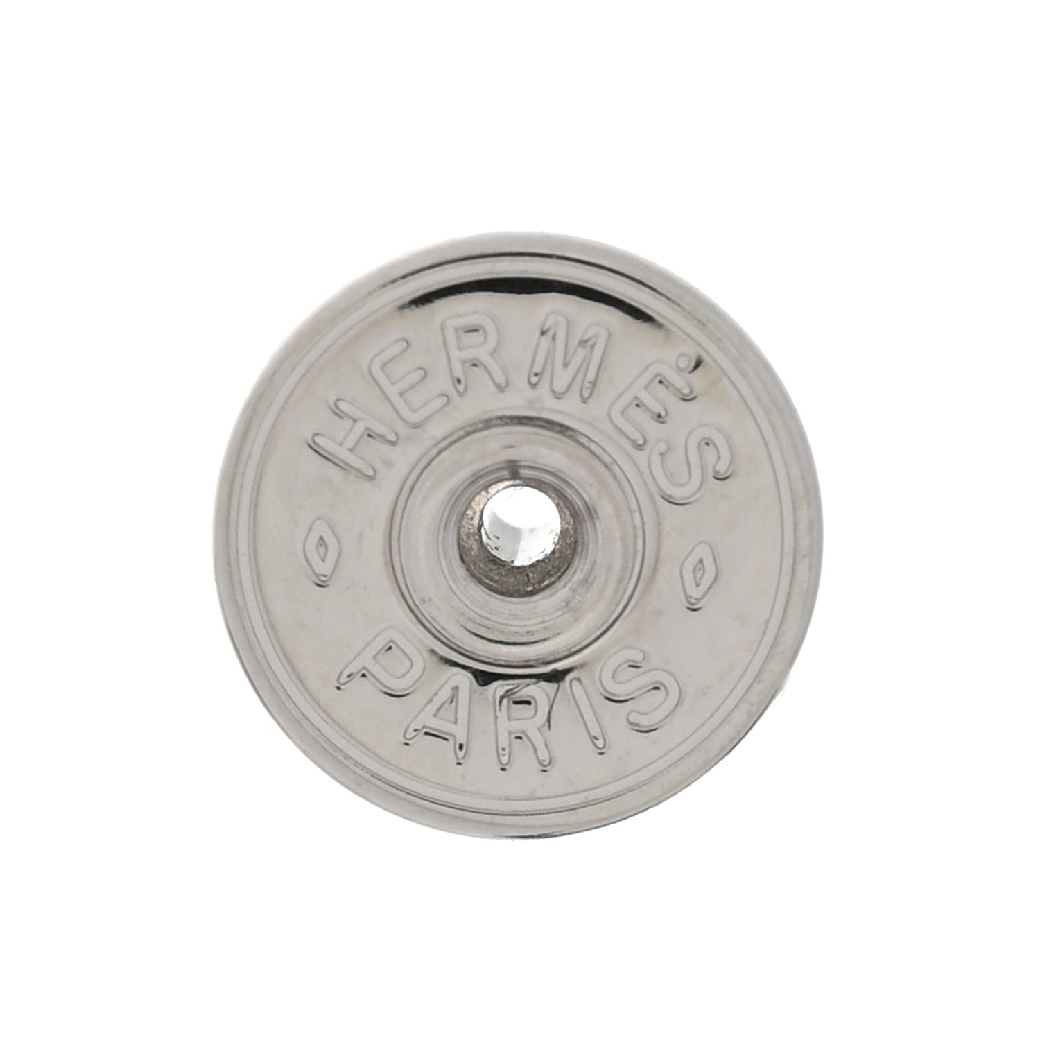 Hermes Palladium Lacquered Mini Pop H Earrings Marron Glace 4 of 6