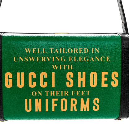 Gucci Grained Calfskin Gucci 100 Mini Bag Green 9 of 12