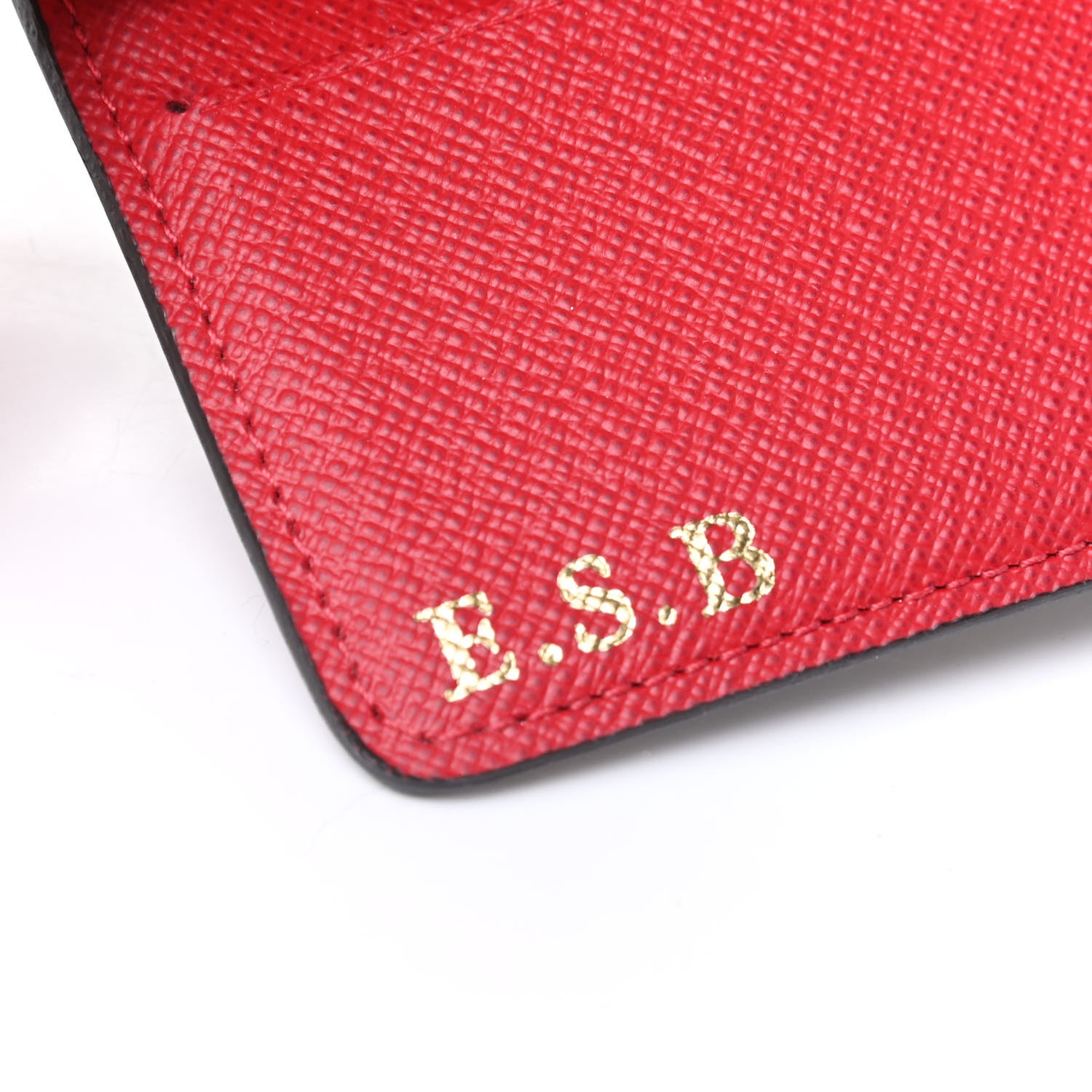 Louis Vuitton Damier Ebene Josephine Wallet Red 7 of 7