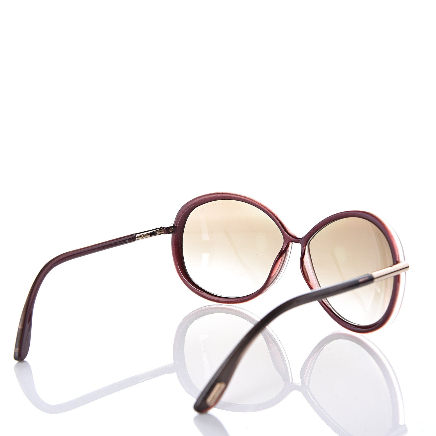Tom Ford Round Sunglasses Brown 4 of 8